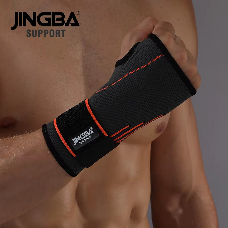 1PCS High Quality Sport Protective Gear Boxing Hand Wraps Support+Weightlifting Bandage Wristband Support